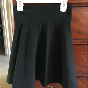 Brandy Melville Black Flare Skirt